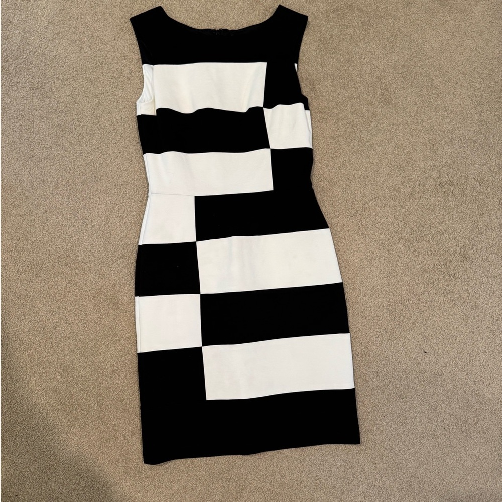Black and White Checkered Dress